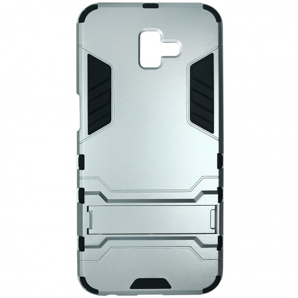 Накладка Hard Defence для Samsung J6 Plus (2018)  світло сіра-0