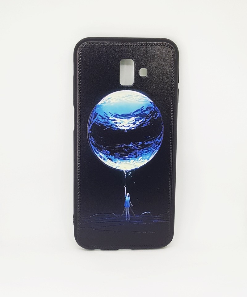 Накладка NIGHT CASE для Samsung J6 Plus (2018) "Дівчинка і планета" (світиться)-0