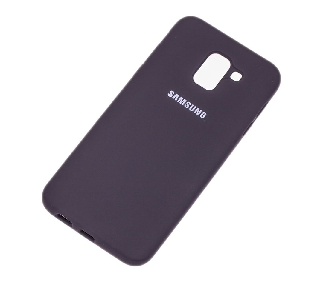 Silicone Cover Full Protective Samsung Galaxy J6 Plus 2018 (J610F) (black)-1