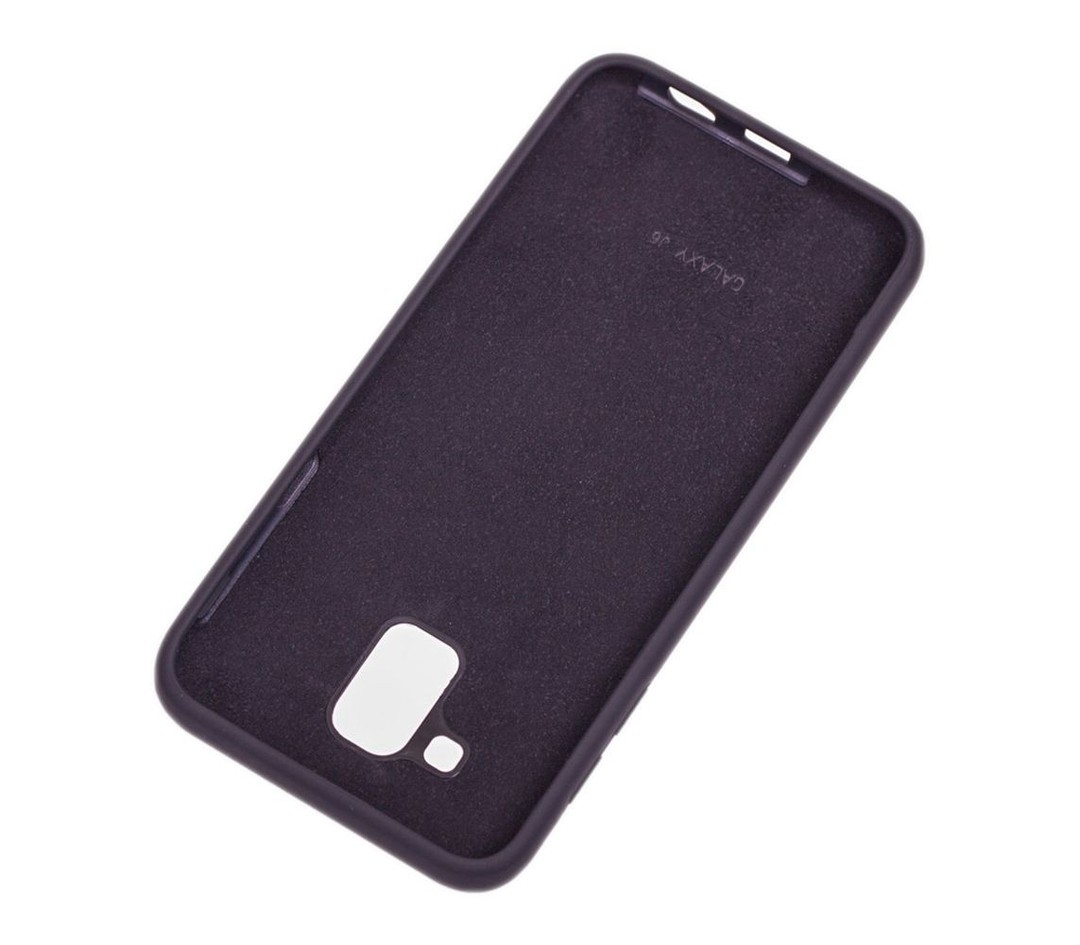 Silicone Cover Full Protective Samsung Galaxy J6 Plus 2018 (J610F) (black)-2