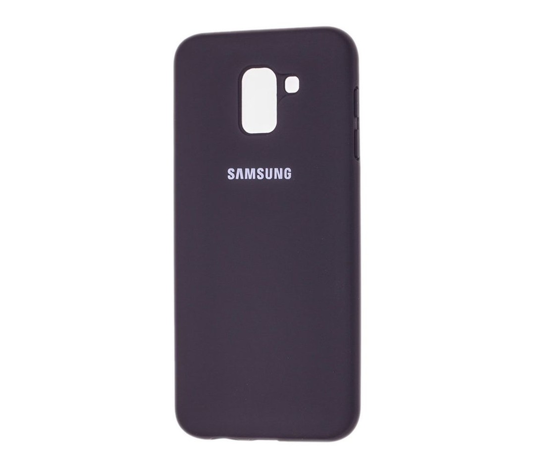 Silicone Cover Full Protective Samsung Galaxy J6 Plus 2018 (J610F) (black)-0