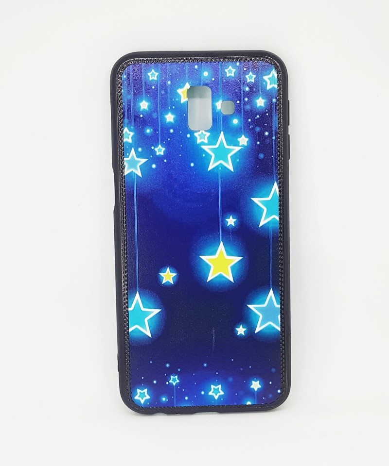 Накладка для  Samsung J6 Plus (2018) "Звезды"-0
