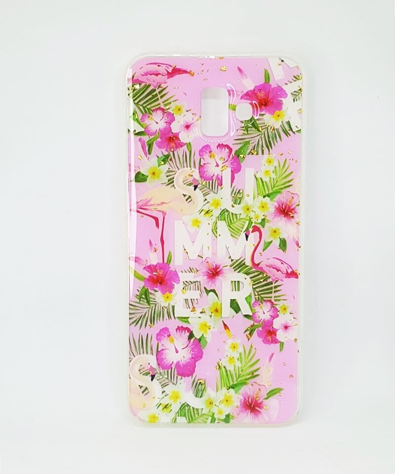 Накладка Flowers для Samsung J6 Plus (2018) (Мод. 05 Summer)-0