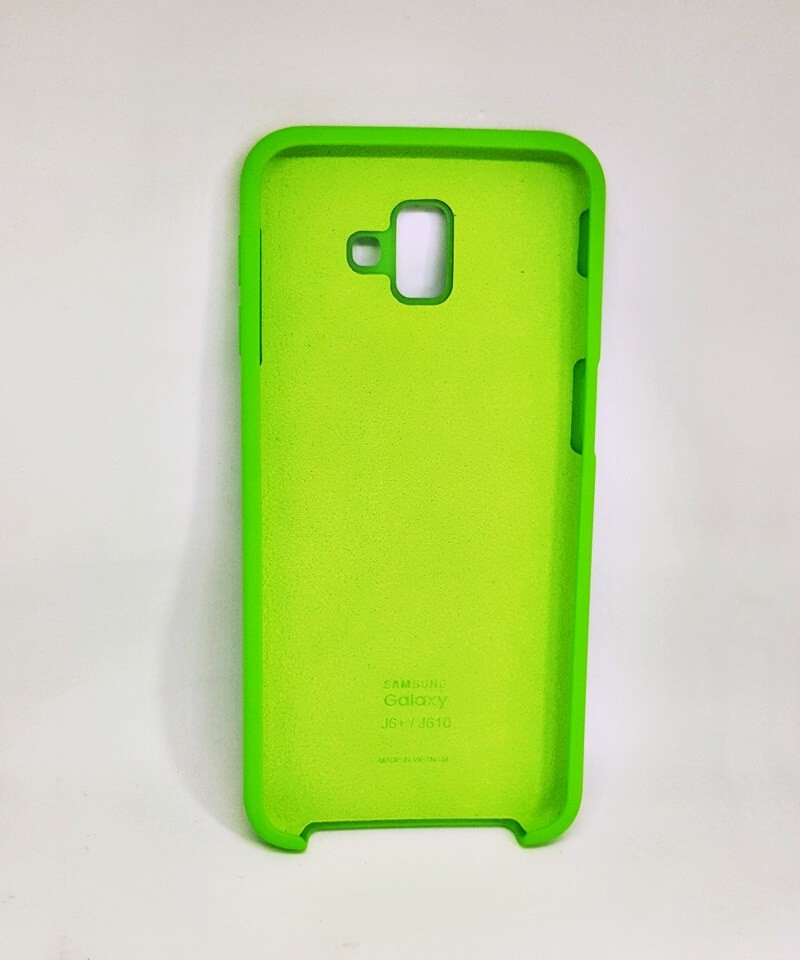Silicone Case для Samsung J6 Plus (2018)/J615 (Green)-1