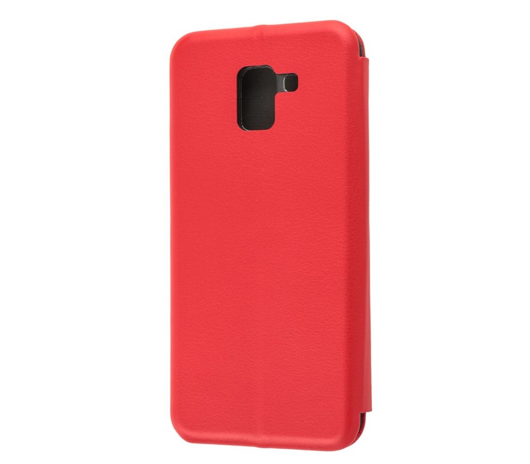 Книжка Premium для Samsung J6 Plus (2018) J610 червона-1