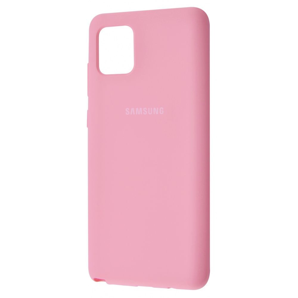 Silicone Cover Full Protective Samsung Galaxy Note 10 Lite (N770F) (light pink)-0