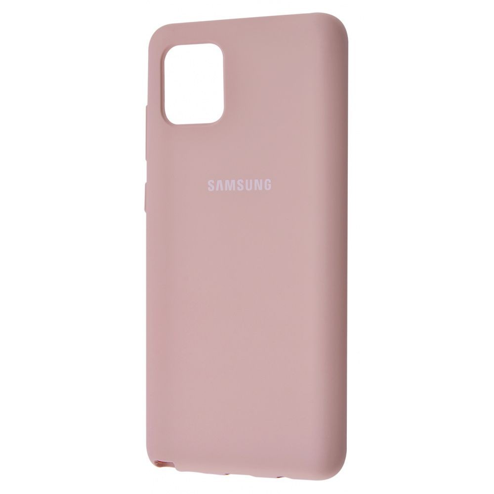 Silicone Cover Full Protective Samsung Galaxy Note 10 Lite (N770F) (pink sand)-0
