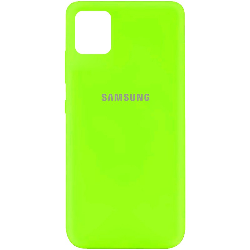 Silicone Cover My Color Full Protective (A) для Samsung Note 10 Lite (Neon green)-0