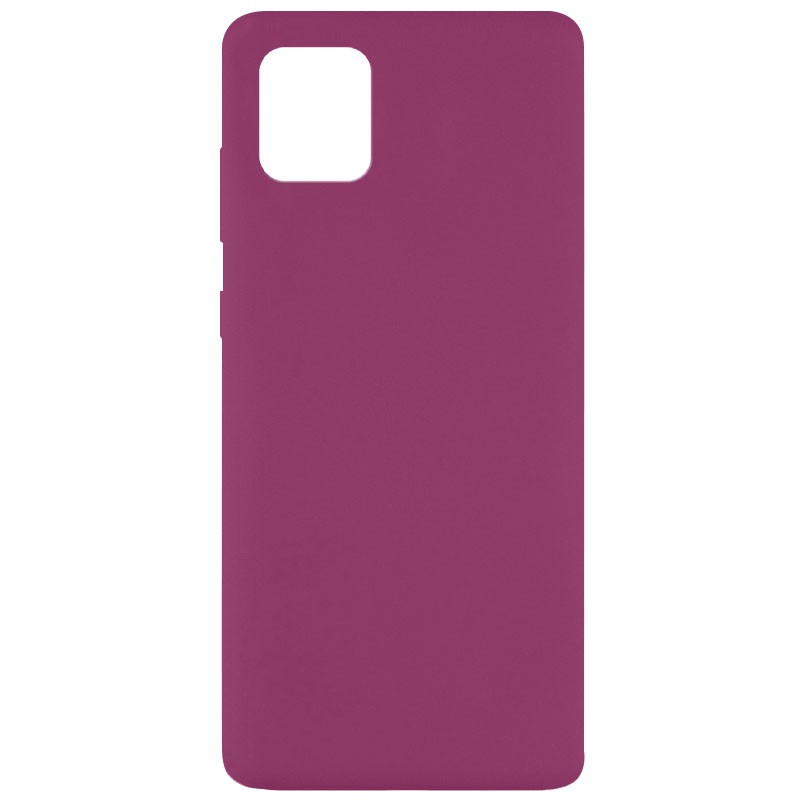Silicone Cover Full without Logo (A) для Samsung Note 10 Lite (Marsala)-0