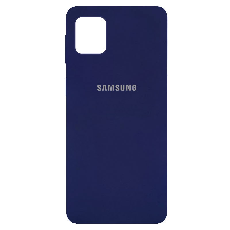 Silicone Cover Full Protective (AA) для Samsung Note 10 Lite (Midnight Blue)-0