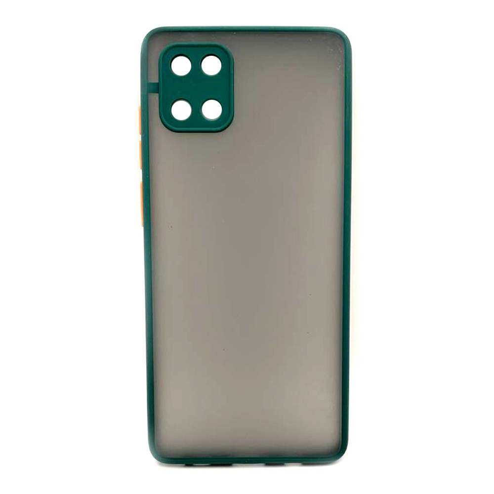 Накладка Totu Gingle для Samsung Note 10 Lite 2020 Olive/Orange-0