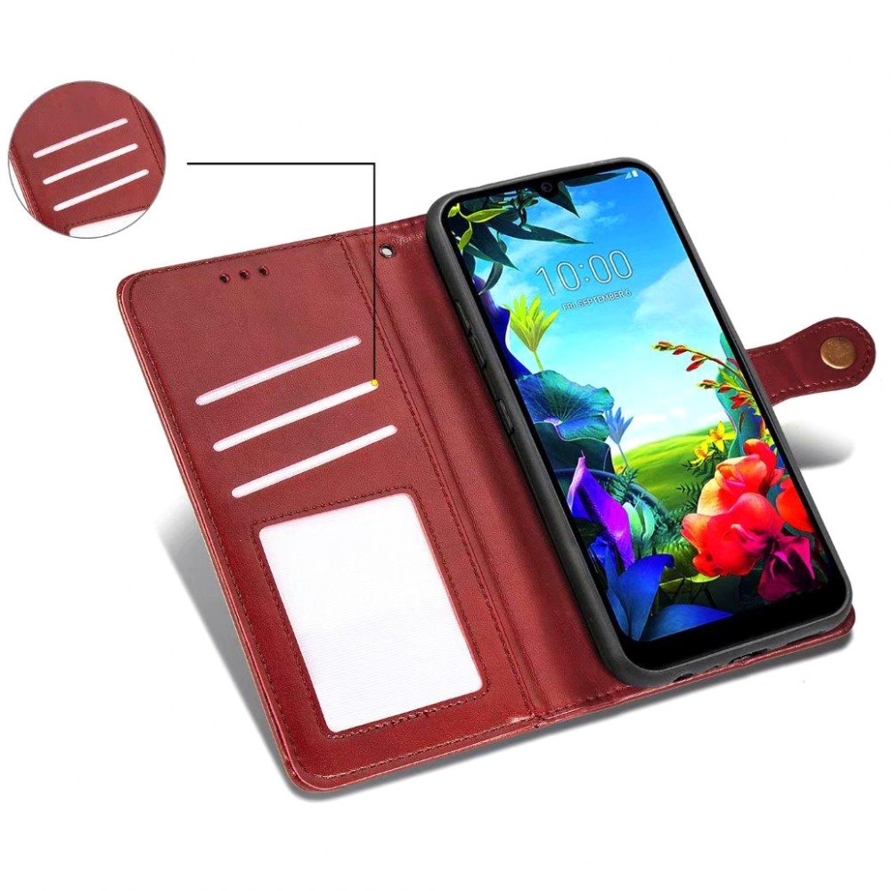 Книжка GETMAN Gallant для Samsung A01 червона-1