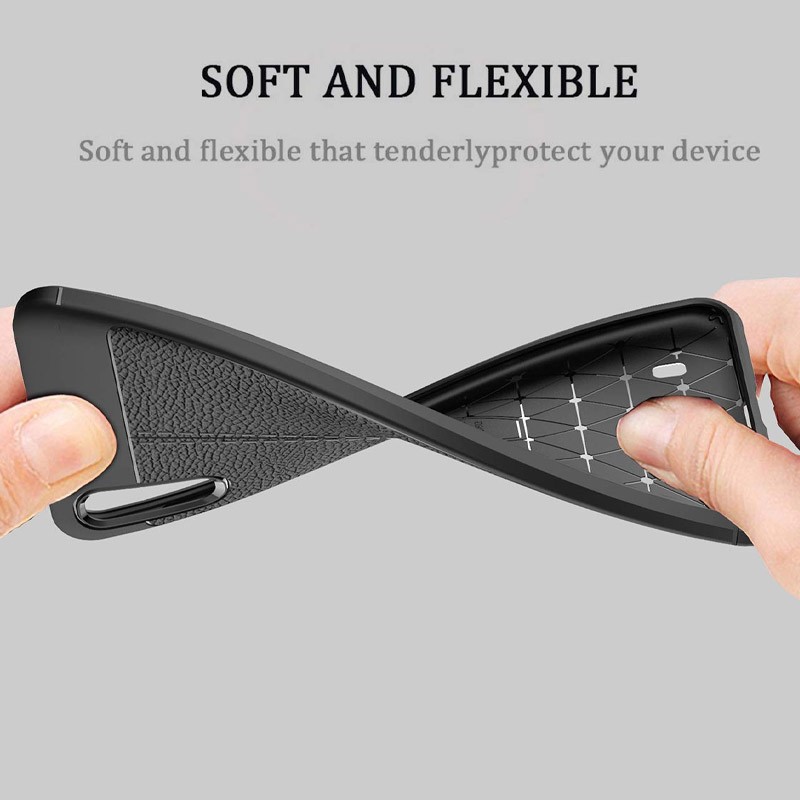 Накладка Ultimate Experience Leather для Samsung A01 чорна-3