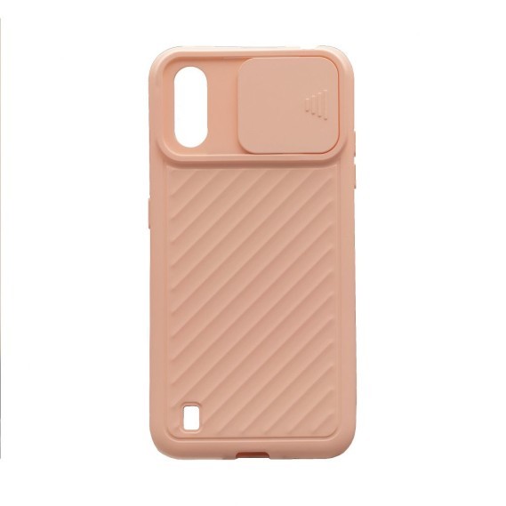 Накладка Camshield для Samsung A01 (A015) персикова-0