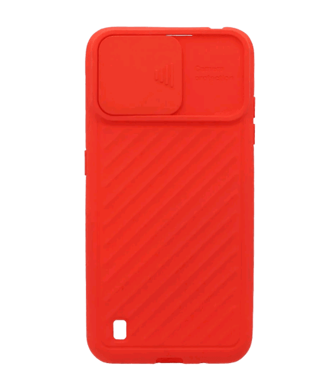 Накладка Camshield для Samsung A01 (A015) червона-0