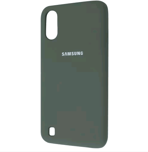 Full Silicone Case для Samsung A01 (Dark Olive)-0