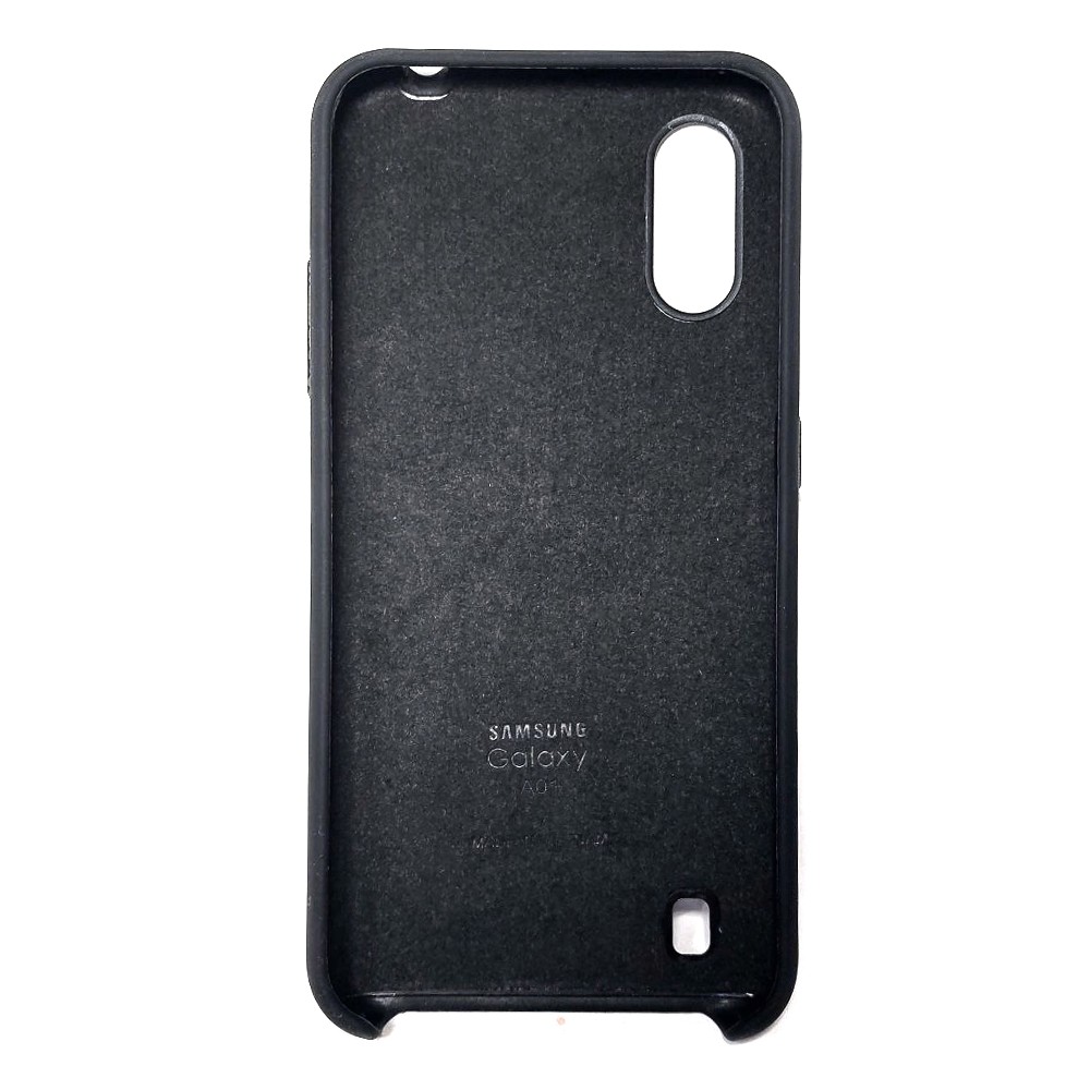 Full Silicone Case для Samsung A01 (Black)-1