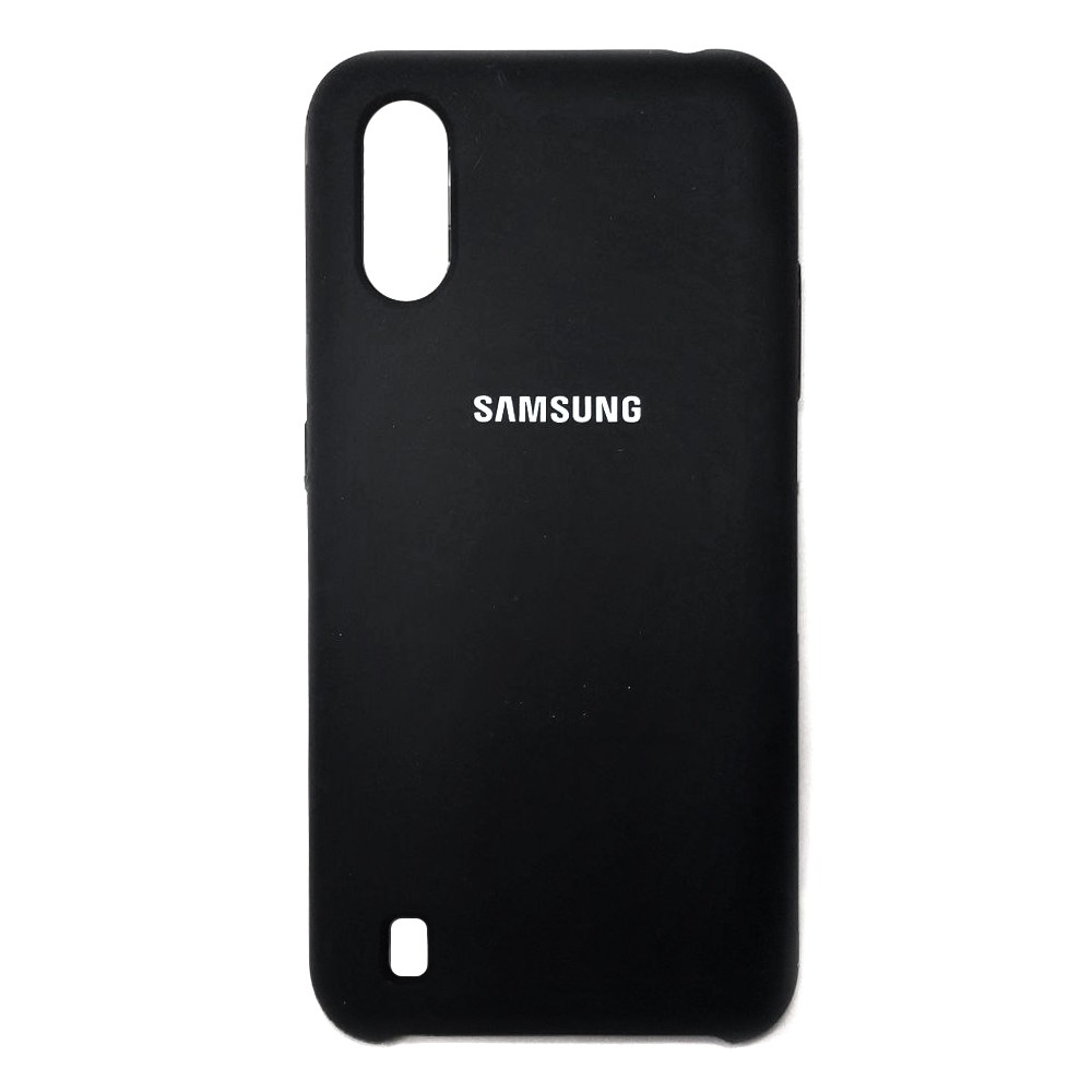 Full Silicone Case для Samsung A01 (Black)-0