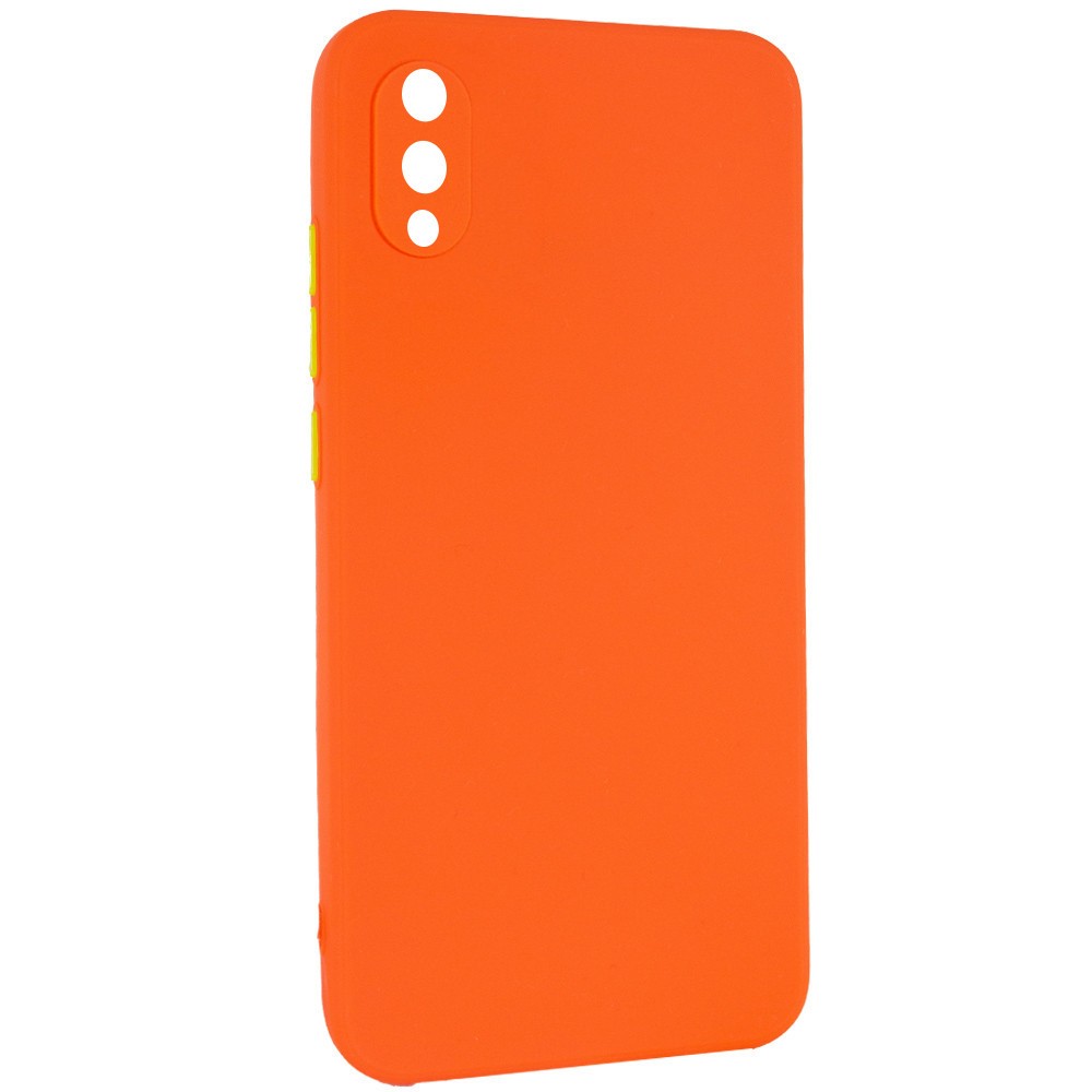 Накладка Square Full Camera для Samsung A02 помаранчева-0