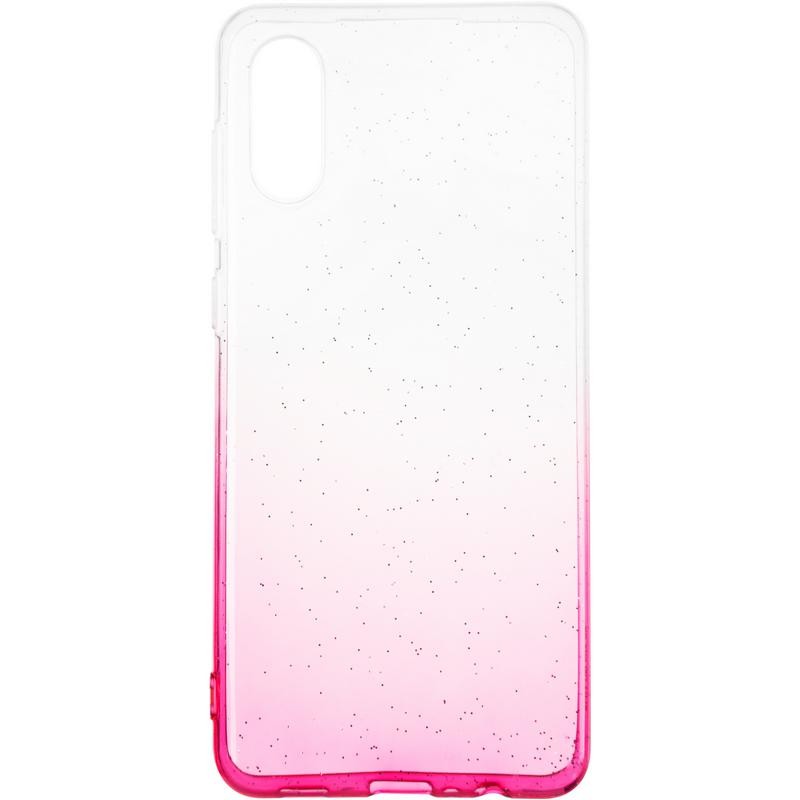 Накладка Remax Glossy Shine для Samsung A02(A022) Pink/White-0