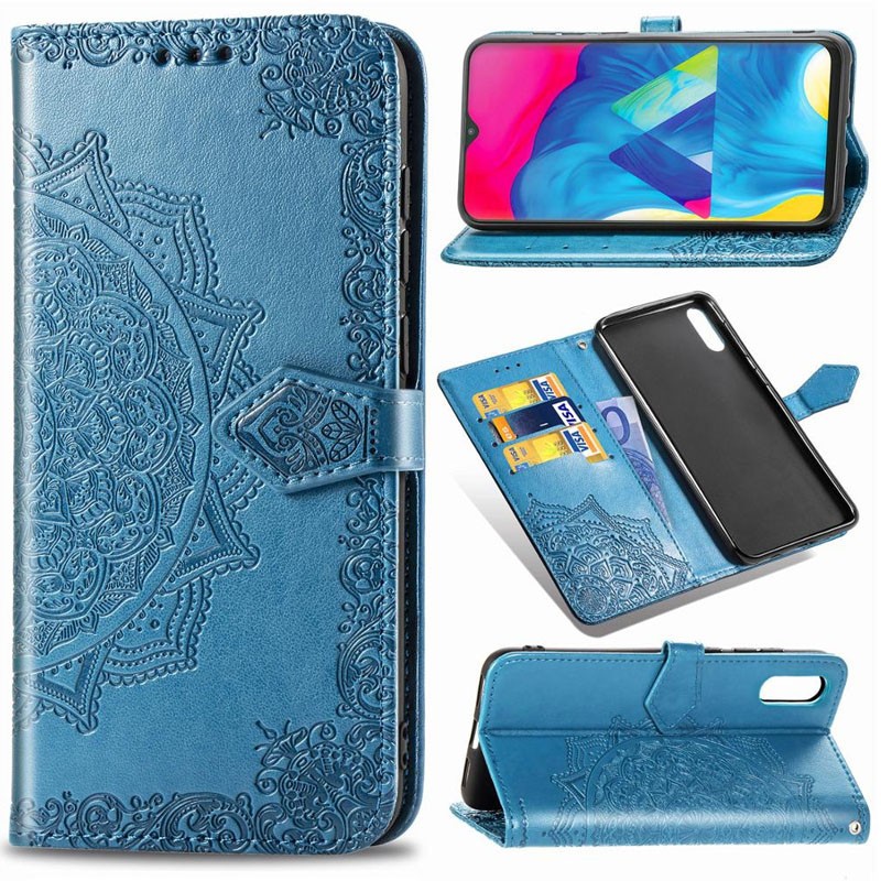 Книжка Art Case для Samsung A02 синя-0