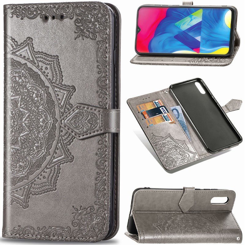 Книжка Art Case для Samsung A02 сіра-0