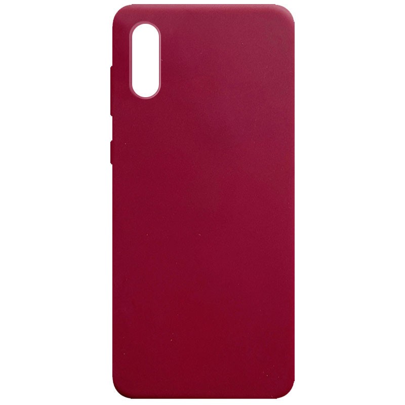 Накладка Candy для Samsung A02 бордова-0