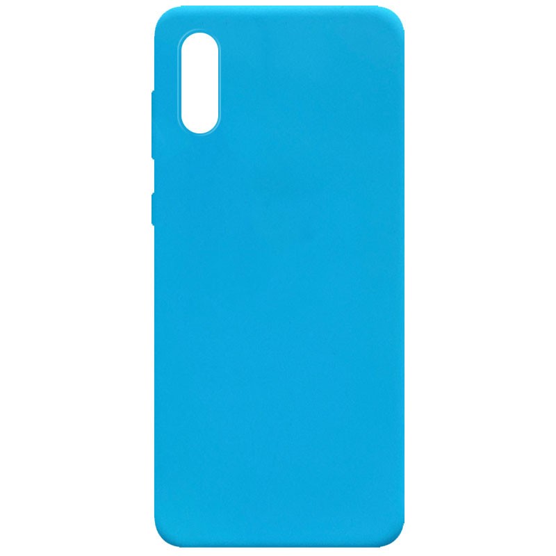 Накладка Candy для Samsung A02 блакитна-0