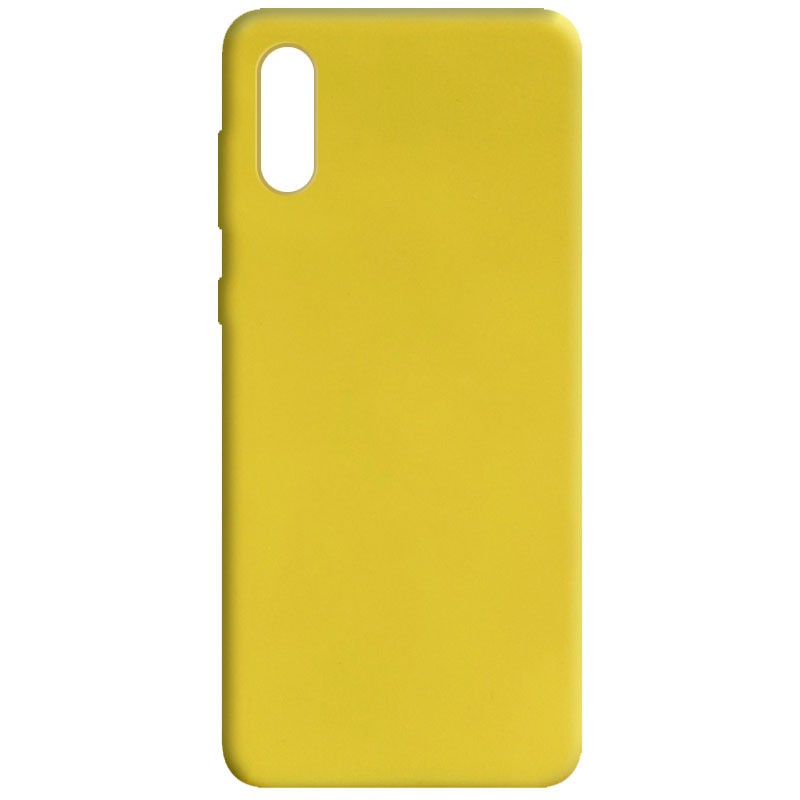 Накладка Candy для Samsung A02 жовта-0