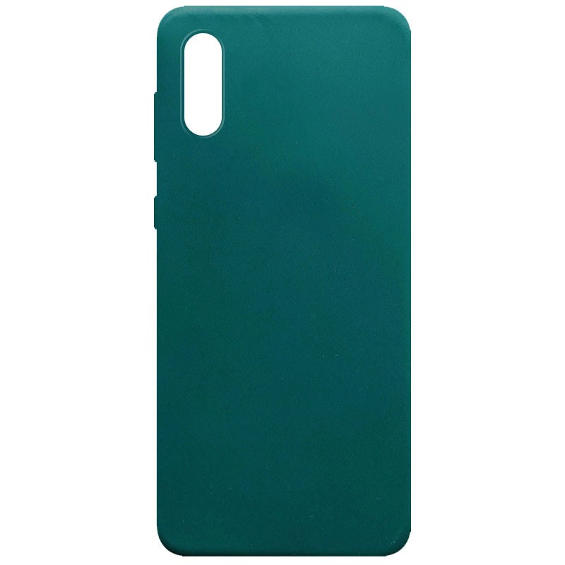 Накладка Candy для Samsung A02  Forest Green-0
