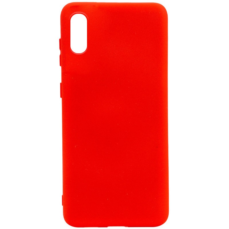 Silicone Cover Full without Logo (A) для Samsung A02 (Red)-0