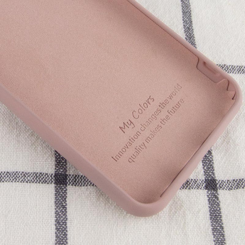 Silicone Cover Full without Logo (A) для Samsung A02 (Pink Sand)-1