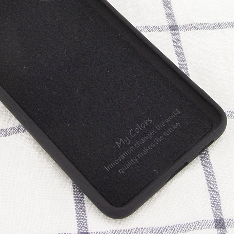 Silicone Cover Full without Logo (A) для Samsung A02 (Black)-2