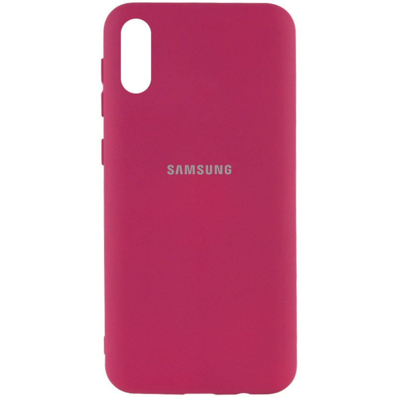 Silicone Cover My Color Full Protective (A) для Samsung A02 (Marsala)-0