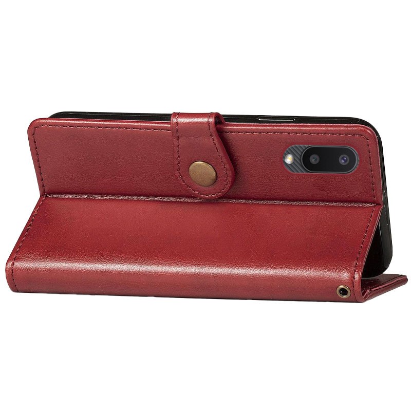 Книжка GETMAN Gallant для Samsung A02 червона-3