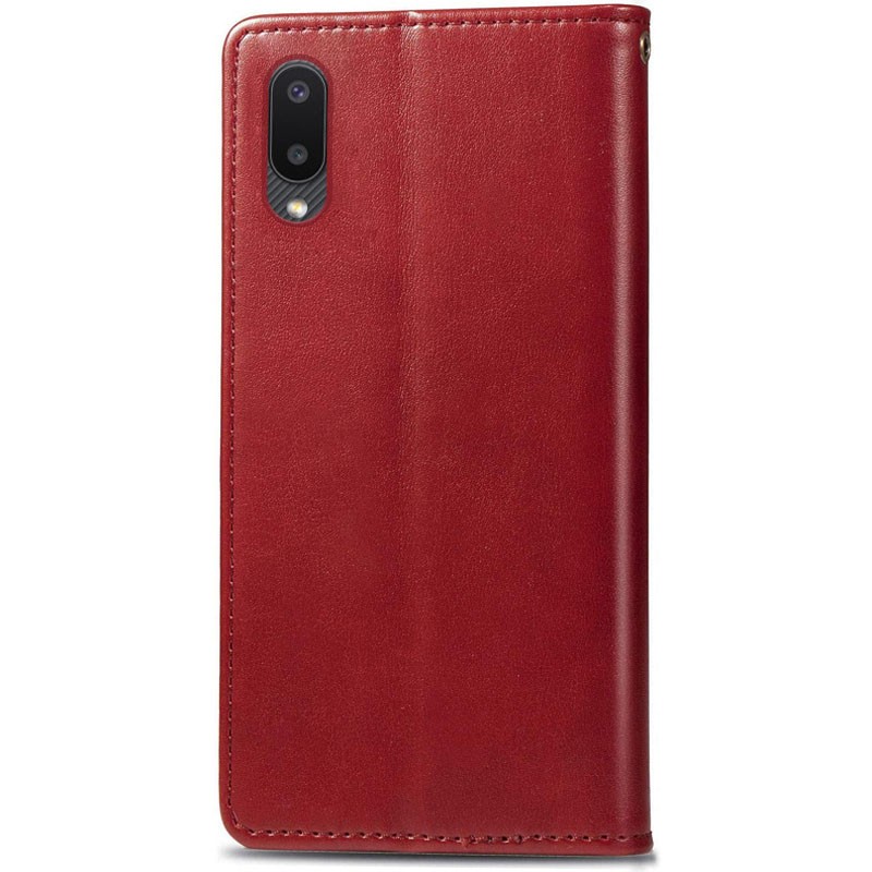 Книжка GETMAN Gallant для Samsung A02 червона-1