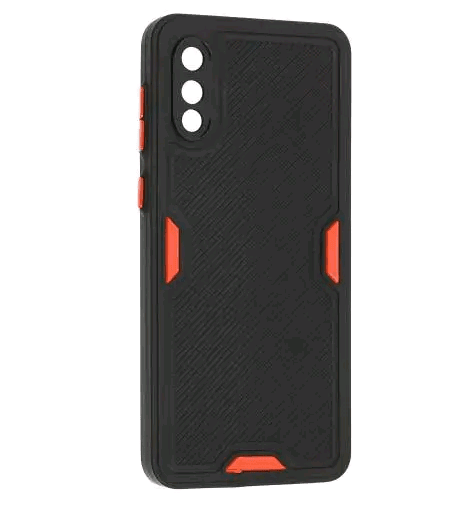 Накладка Ribbed Protection для Samsung A02 (022) чорна-0