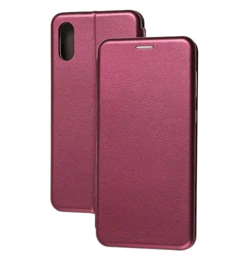 Книжка Premium для Samsung A02 бордова-1