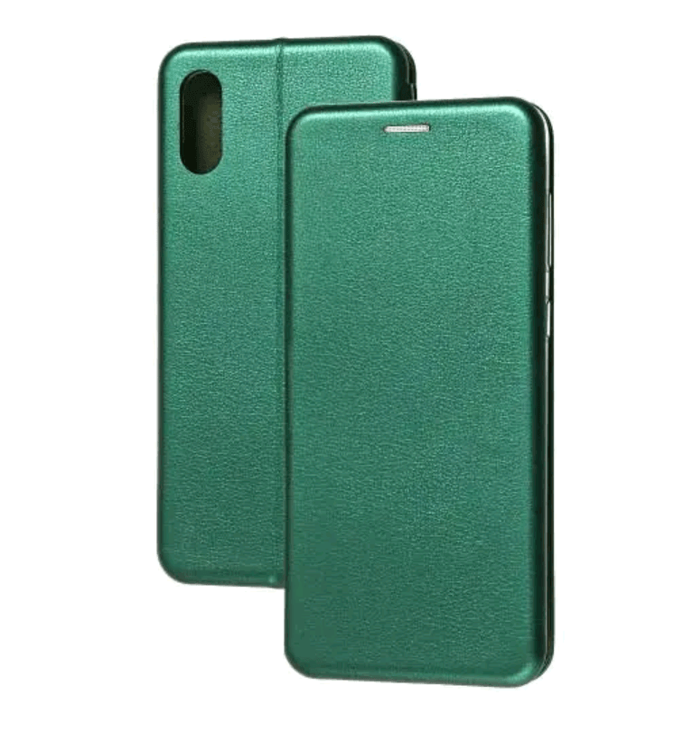 Книжка Premium для Samsung A02 зелена-0