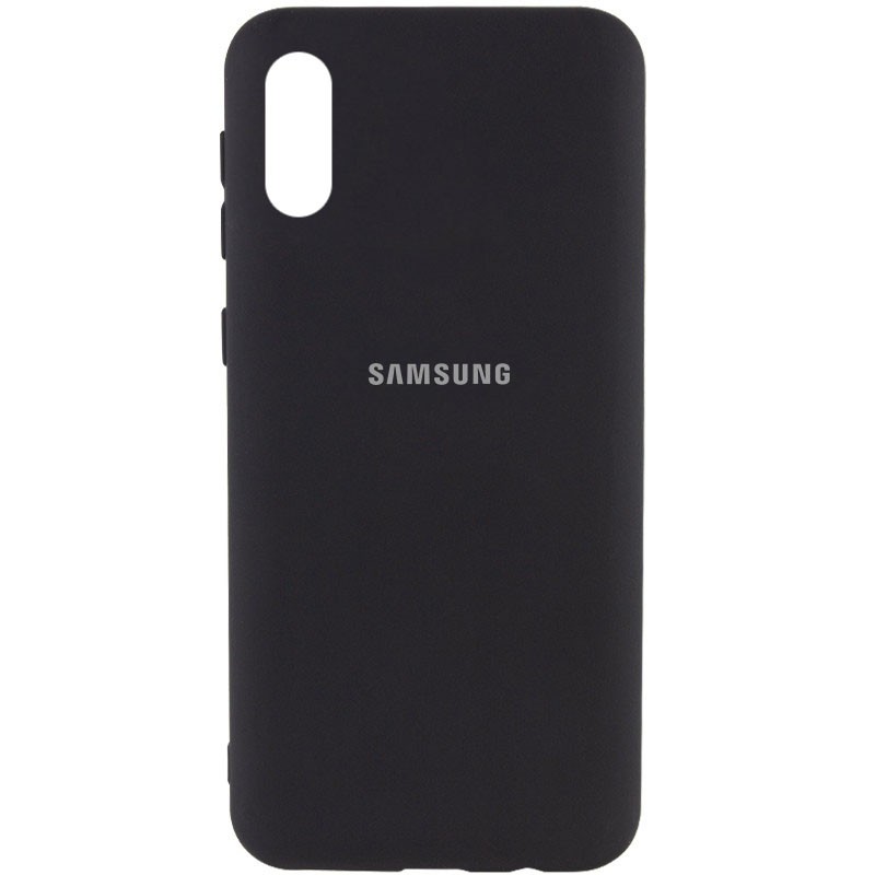 Silicone Cover My Color Full Protective (A) для Samsung A02 (Black)-0
