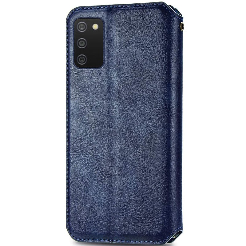 Книжка GETMAN Cubic для Samsung A02s/M02s синя-1