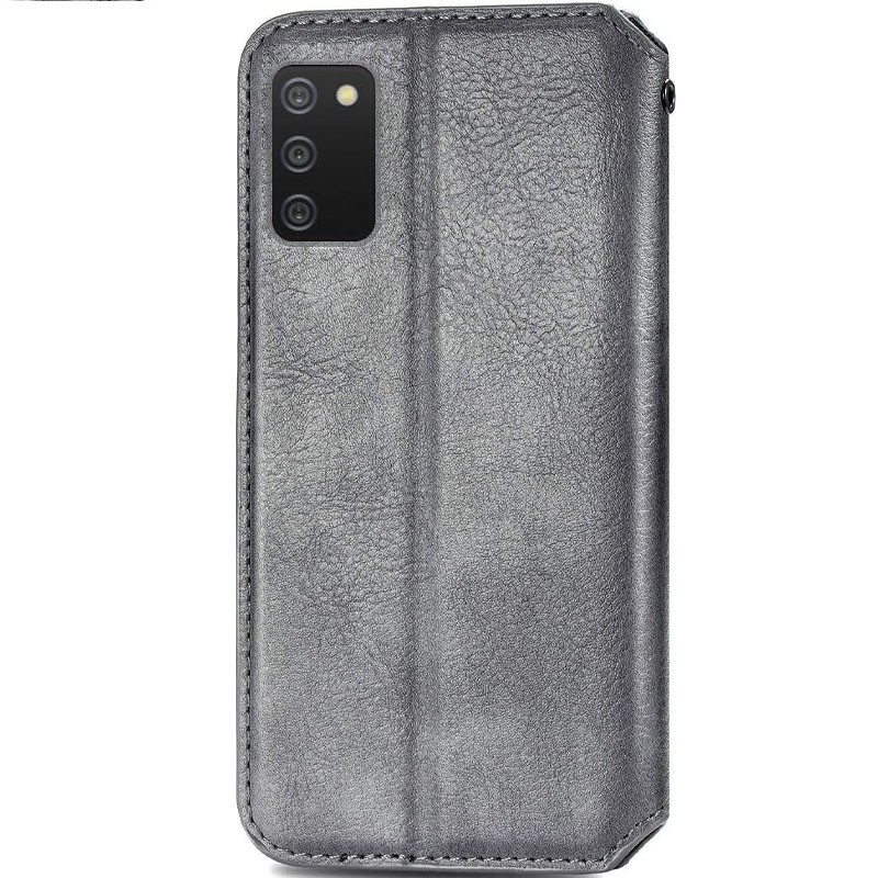 Книжка GETMAN Cubic для Samsung A02s/M02s сіра-1