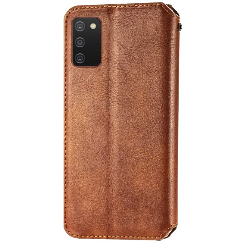 Книжка GETMAN Cubic для Samsung A02s/M02s коричнева-1