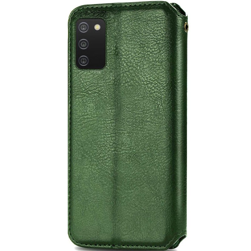 Книжка GETMAN Cubic для Samsung A02s/M02s зелена-1