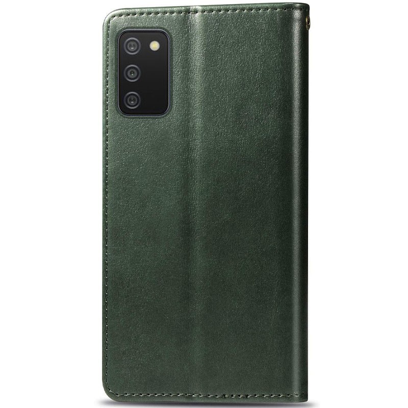 Книжка GETMAN Gallant для Samsung A02s/M02s зелена-1