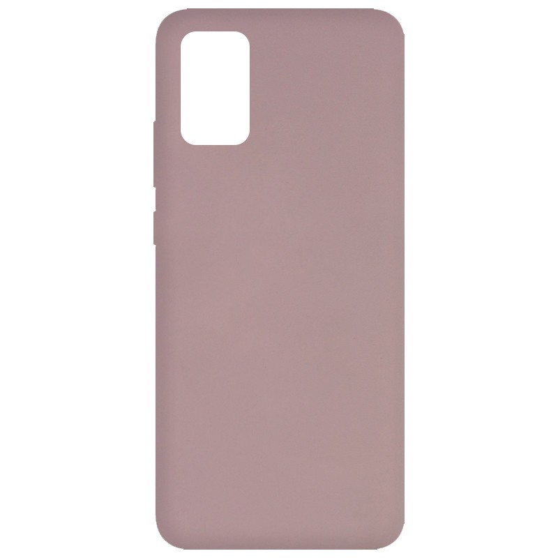 Silicone Cover Full without Logo (A) для Samsung A02s (Pink Sand)-0
