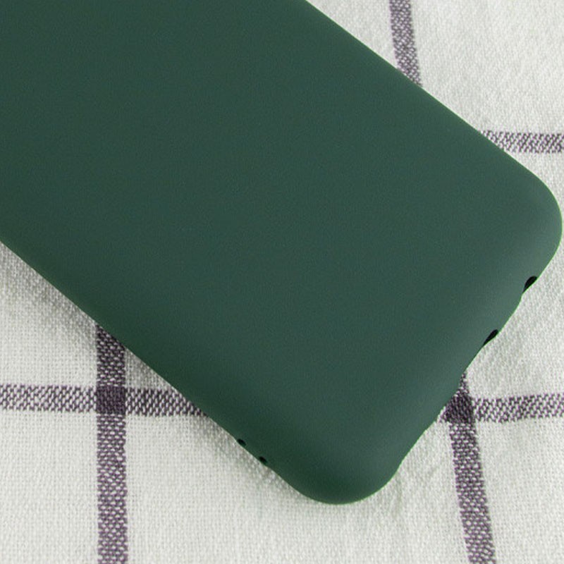 Silicone Cover My Color Full Protective (A) для Samsung A02 (Dark Green)-1