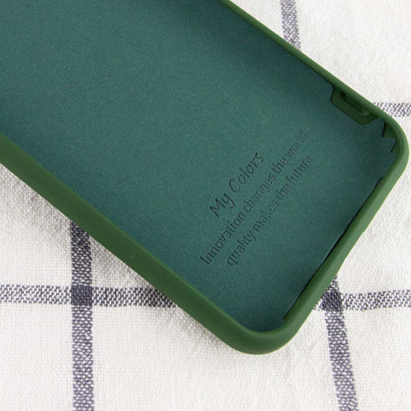 Silicone Cover My Color Full Protective (A) для Samsung A02s/M02s (Dark Green)-2