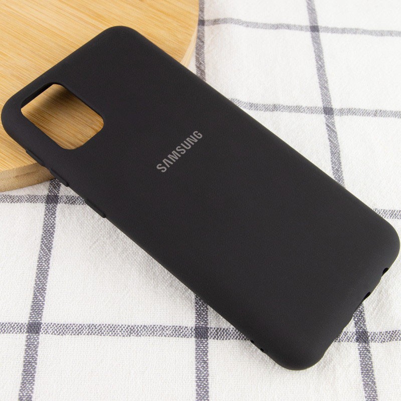 Silicone Cover My Color Full Protective (A) для Samsung A02s/M02s (Black)-1