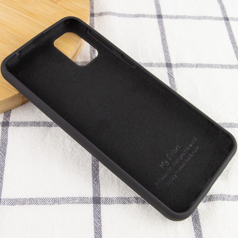 Silicone Cover My Color Full Protective (A) для Samsung A02s/M02s (Black)-2
